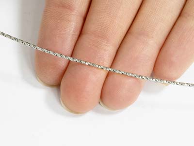 Sterling Silver Sparkle Wire 1.2mm Half Hard - Standard Image - 3