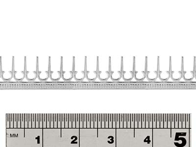 Sterling Silver Dagger Gallery     Strip 9.3mm - Standard Image - 2