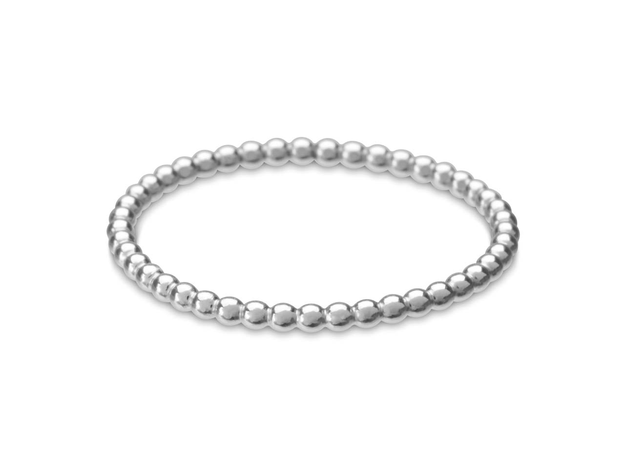 Sterling Silver Beaded Wire 1mm
