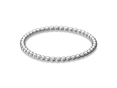 Sterling Silver Beaded Wire 1.3mm - Standard Image - 2