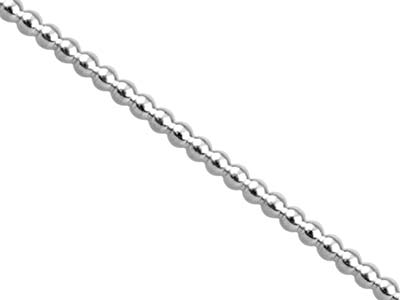 Sterling Silver Beaded Wire 2.5mm - Standard Image - 1