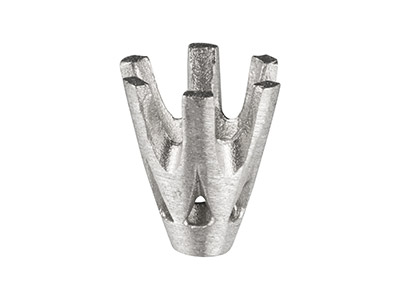 Platinum Collet Cast Rex/bezel     6 Claw 3.5mm - Standard Image - 1