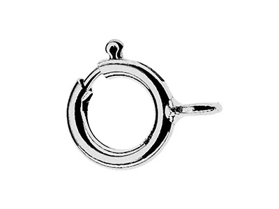 Platinum Bolt Ring Open 5mm        Light Weight - Standard Image - 1