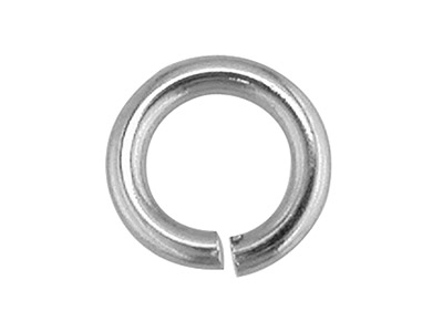 Platinum Open Jump Ring Heavy 3mm - Standard Image - 1