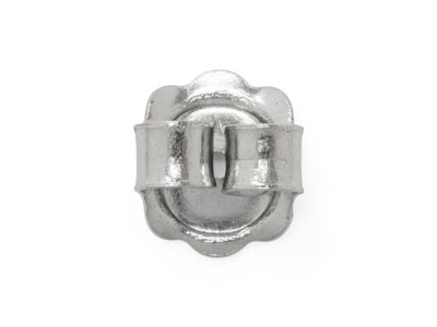 Platinum Scroll Large With Fluted  Edge - Standard Image - 4