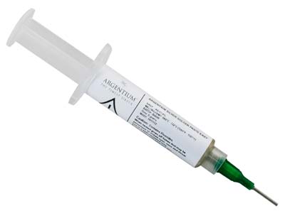 Argentium Silver Solder Paste 5g   Easy, Syringe - Standard Image - 2