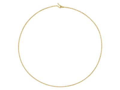 Gold Filled 1.3mm Sparkle Wire     Choker