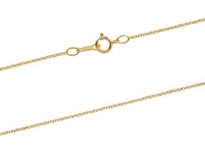 Gold Filled 1.1mm Trace Chain      18