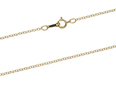 Gold Filled 1.7mm Trace Chain      18