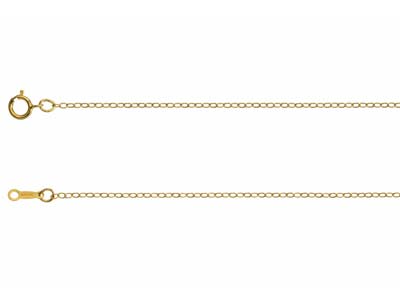 Gold Filled 1.5mm Flat Trace Chain 1845cm