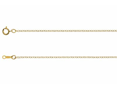 Gold Filled 1.5mm Flat Trace Chain 18