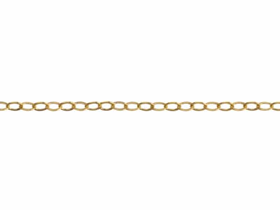 Gold Filled 1.5mm Flat Trace Chain 18