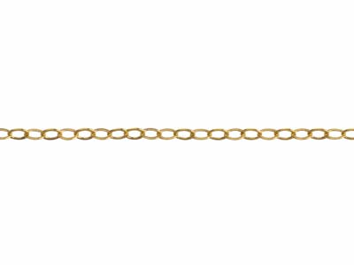 Gold Filled 1.5mm Flat Trace Chain 18