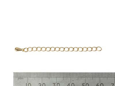 Gold Plated 2.7mm Extension Chain 2.2