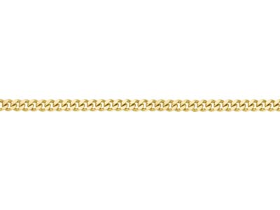 Gold Plated 4.9mm Diamond Cut Tight Curb Chain 1845cm Unhallmarked