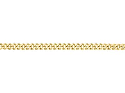 Gold Plated 5.7mm Diamond Cut Tight Curb Chain 1845cm Unhallmarked