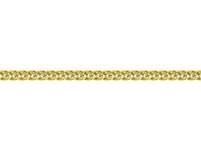 Gold Plated 2.9mm Double Curb Chain 18