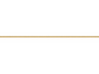 Gold Plated 1.9mm Diamond Cut Round Snake Chain 18