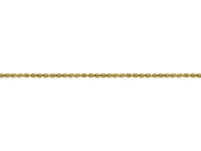 Gold Plated 2.8mm Rope Chain 18