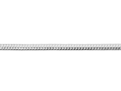 Silver Plated 1.9mm Round Snake Chain 18''/45cm Unhallmarked - Standard Image - 3