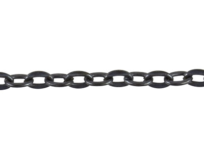 Antique Black 2.0mm Trace Chain    18