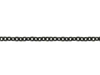 Antique Black 2.0mm Oval Trace Chain 18
