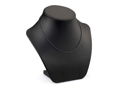Antique Black 2.0mm Oval Trace Chain 18
