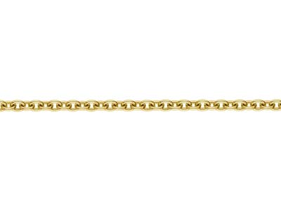 Gold Plated 4.5mm Oval Trace Chain 1845cm Unhallmarked