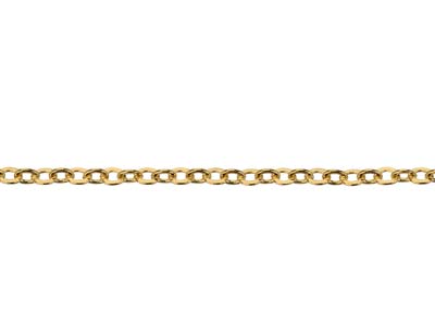 Gold Plated 1.6mm Oval Trace Chain 24''/60cm Unhallmarked - Standard Image - 3