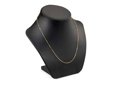 Gold Plated 1.6mm Oval Trace Chain 24''/60cm Unhallmarked - Standard Image - 4