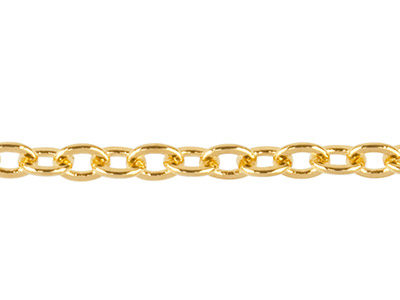 Gold Plated 2.3mm Trace Chain      18