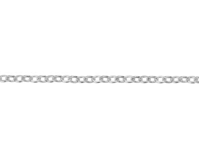 Silver Plated 1.6mm Oval Trace Chain 24''/60cm Unhallmarked - Standard Image - 3