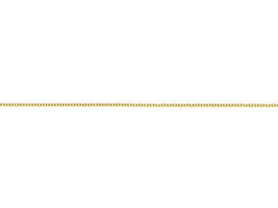 Gold Plated 1.4mm Tight Round Trace Chain 18