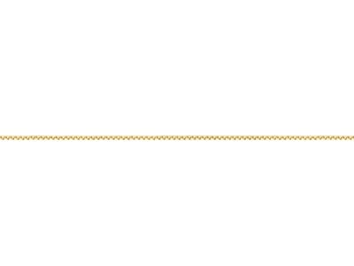 Gold Plated 1.5mm Box Chain 18