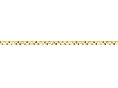 Gold Plated 3.5mm Box Chain 18