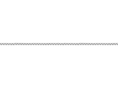 Silver Plated 2.1mm Box Chain 18