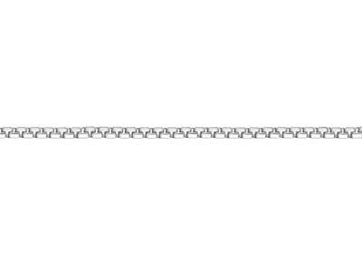 Silver Plated 3.5mm Box Chain 18