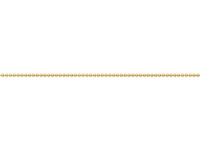 Gold Plated 1.2mm Ball Chain 18