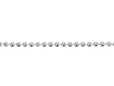 Silver Plated 1.5mm Ball Chain 16