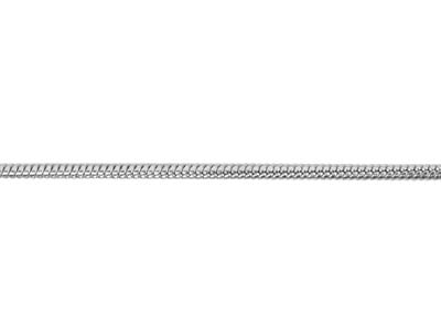 Surgical Steel 1.1mm Round Snake Chain 18
