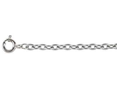 Stainless Steel 3.5mm Trace Chain  2768cm Unhallmarked