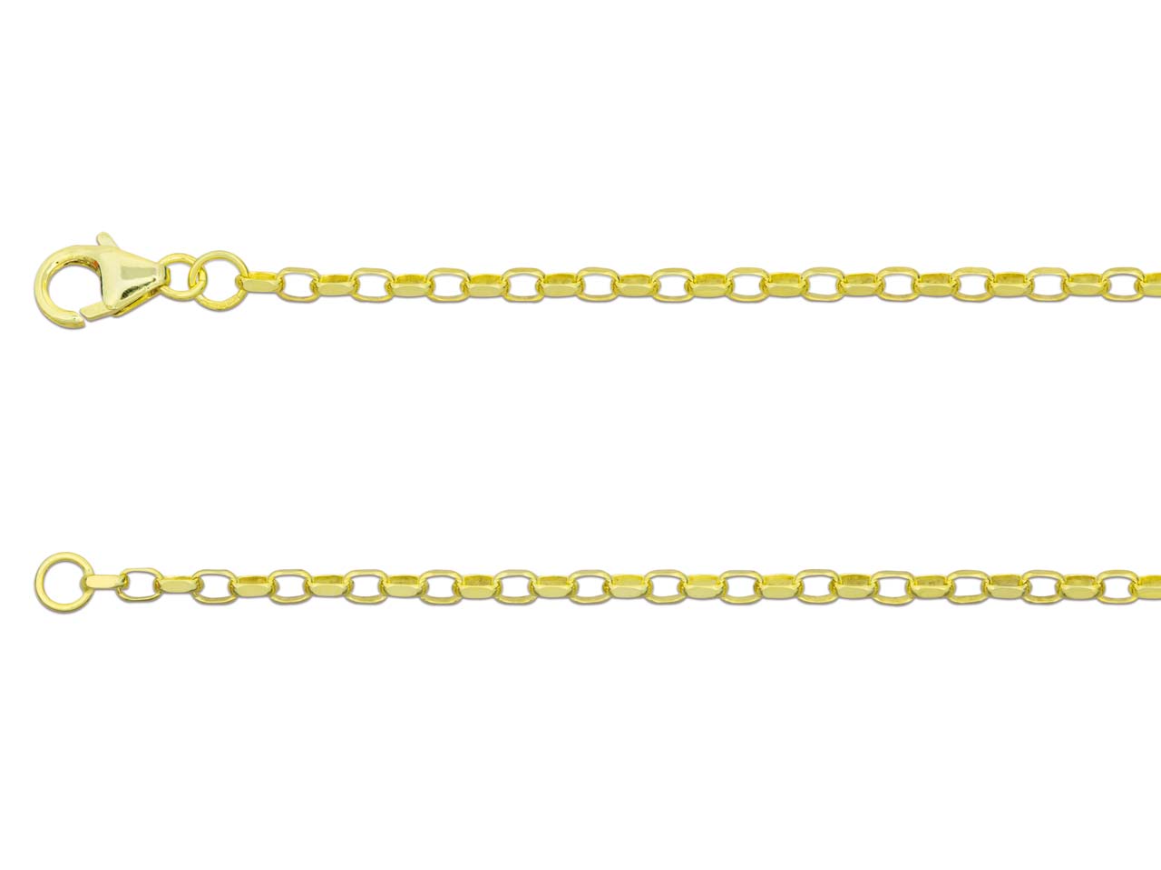 Details about   9ct Yellow Gold Diamond Cut Square Belcher Jewellery Chain Necklace 