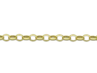 9ct Yellow Gold 1.7mm Belcher Chain 18