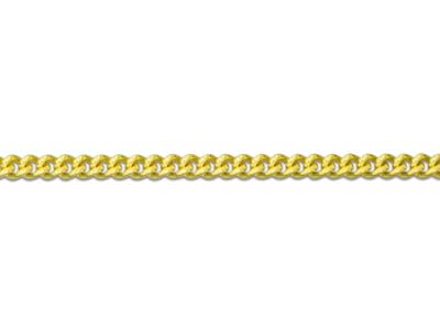 9ct Yellow Gold 1.4mm Curb Chain   18