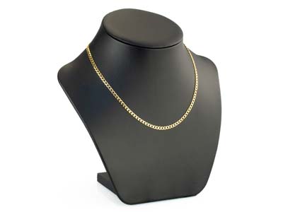 9ct Yellow Gold 3.0mm Metric Curb  Chain 16