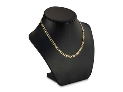 9ct Yellow Gold 4.8mm Metric Curb  Chain 16