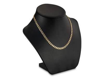 9ct Yellow Gold 4.8mm Metric Curb  Chain 18