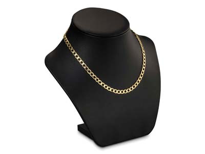 9ct Yellow Gold 5.7mm Metric Curb  Chain 16
