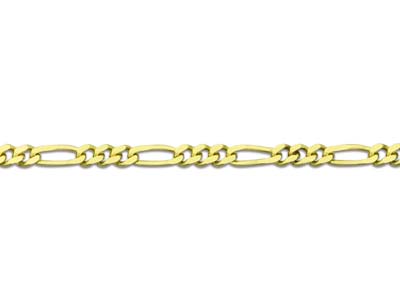 9ct Yellow Gold 1.2mm Figaro Chain 16