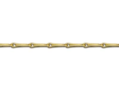 9ct Yellow Gold 1mm Barleycorn     Chain 16